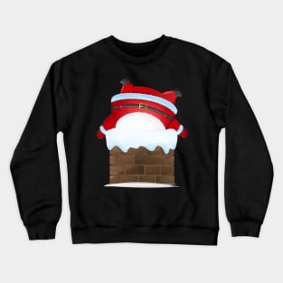 Cute santa claus for christmas day Crewneck Sweatshirt